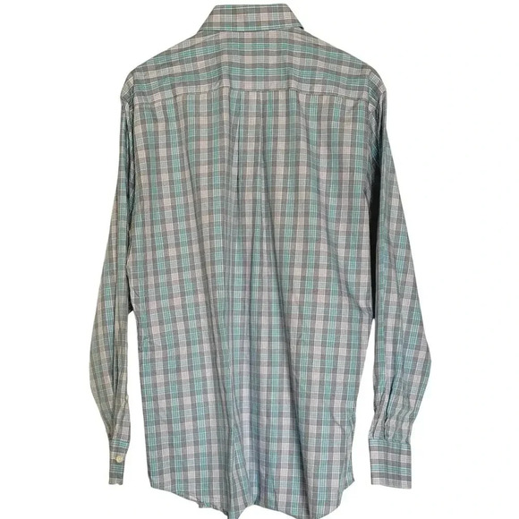 Peter Millar Button Up Shirt Mens Large Blue/Lavendar  Long Sleeve - Picture 2 of 7